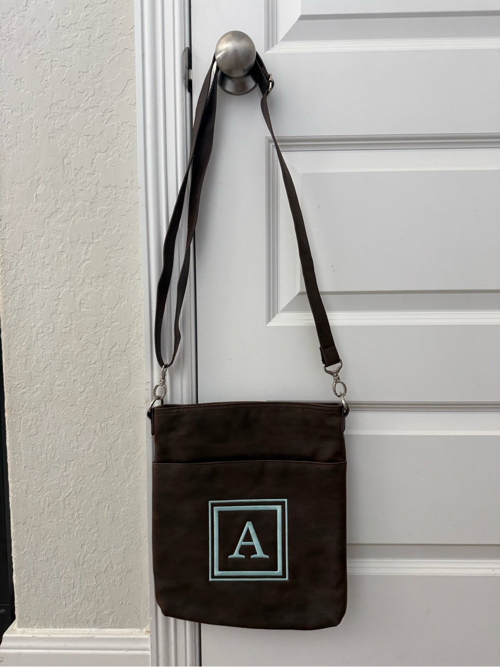 Never Used Brown Organizing Shoulder Bag